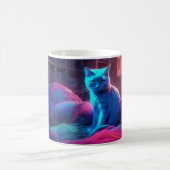 Künstlerische Katze Kaffeetasse (Mittel)