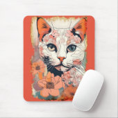 Künstlerische Katze Mousepad (Mit Mouse)