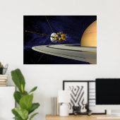 Künstlerische Konzeption der Cassini Saturn Orbit Poster (Heimbüro)