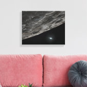 Künstlerische Konzeption eines Kuipergürtelobjekts Leinwanddruck (Insitu (Wohnzimmer))