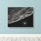 Künstlerische Konzeption eines Kuipergürtelobjekts Leinwanddruck (Insitu (Holzboden))