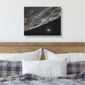 Künstlerische Konzeption eines Kuipergürtelobjekts Leinwanddruck (Insitu (Schlafzimmer))