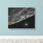 Künstlerische Konzeption eines Kuipergürtelobjekts Leinwanddruck (Insitu (Holzboden))