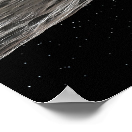 Künstlerische Konzeption eines Kuipergürtelobjekts Poster (Ecke)