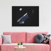 künstlerische Konzeption von Spitzer Leinwanddruck (Insitu (Wohnzimmer))