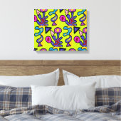 Künstlerische Korallen Leinwanddruck (Insitu (Schlafzimmer))