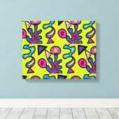 Künstlerische Korallen Leinwanddruck (Insitu (Holzboden))