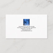 Künstlerische kreative bunte Bleistift Visitenkarte (Rückseite)