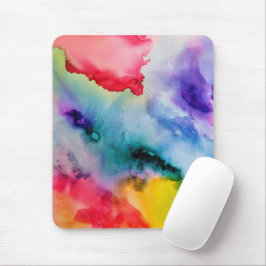 Künstlerische, kreative Watercolor-Scherben Mousepad