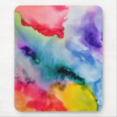 Künstlerische, kreative Watercolor-Scherben Mousepad (Vorne)
