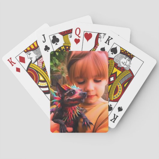 Künstlerische Kreatur Spielkarten (Rückseite)