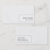 Künstlerische Kreis-Klavier-Lehrer-Visitenkarte Visitenkarte (Vorne/Hinten)