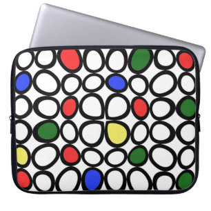 Künstlerische Kreise Lustige Laptop-Hülle Laptopschutzhülle