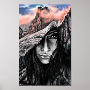 Künstlerische Kunst und Kunst Poster