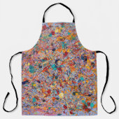 Künstlerische künstlerische abstrakte Farbflecken Schürze (Vorderseite)