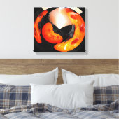 Künstlerische Kürbis Leinwanddruck (Insitu (Schlafzimmer))