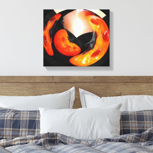 Künstlerische Kürbis Leinwanddruck (Insitu (Schlafzimmer))