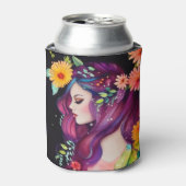 Künstlerische Lady Dosenkühler (Kanne Vorderseite)