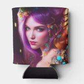 Künstlerische Lady Dosenkühler (Rückseite)