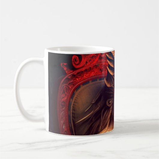 Künstlerische Lady Kaffeetasse (Links)