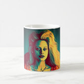 Künstlerische Lady Kaffeetasse (Mittel)