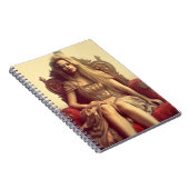 Künstlerische Lady Notizblock (Rechte Seite)