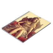 Künstlerische Lady Notizblock (Linke Seite)