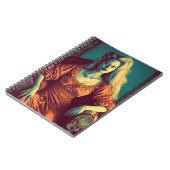 Künstlerische Lady Notizblock (Linke Seite)