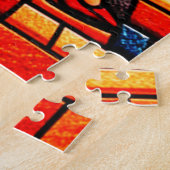 Künstlerische Lady Puzzle (Seite)