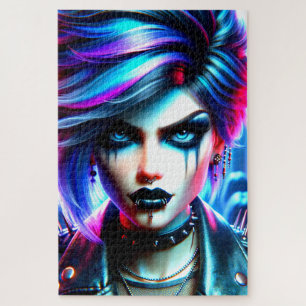 Künstlerische Lady Puzzle