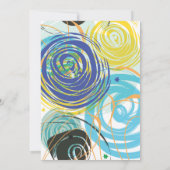 KÜNSTLERISCHE LANDWIRTSCHAFT Bar Bat Mitzvah Einla Einladung (Rückseite)