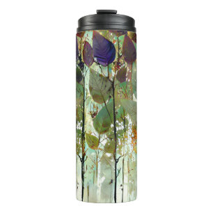 Künstlerische Laubwaldbauweise Thermosbecher