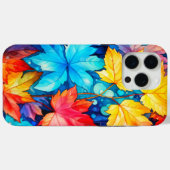Künstlerische Lebenskraft der gefallenen Herbstblä Case-Mate iPhone Hülle (Rückseite (Horizontal))