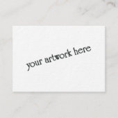 Künstlerische leere ACEO Miniaturkunstkarten mit C Visitenkarte (Vorderseite)