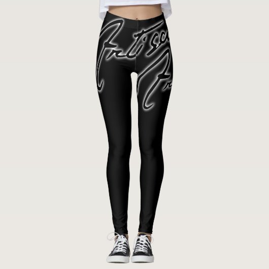 Künstlerische Leggings (Vorderseite)