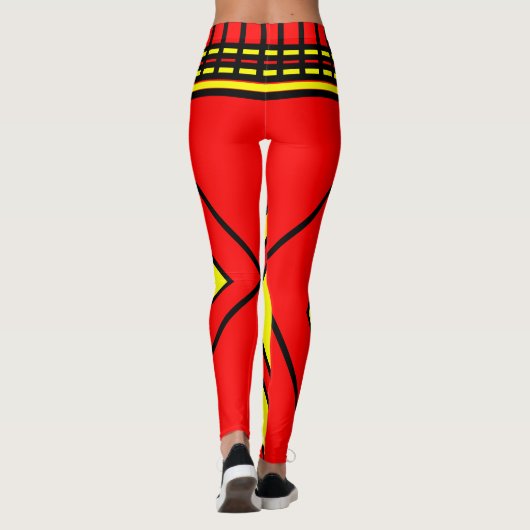 Künstlerische Leggings (Rückseite)