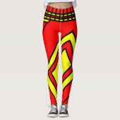 Künstlerische Leggings (Vorderseite)