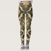 Künstlerische Leggings mit muffigem symmetrischem  (Vorderseite)