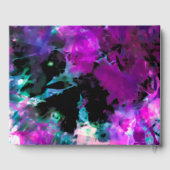 Künstlerische Lila Gefärbte Krawatte Gästebuch (Rückseite)