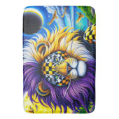 Künstlerische Lion Badematte (Vorderseite Vertikal)