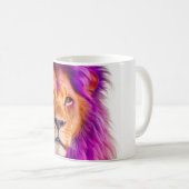 Künstlerische Lion Kaffeetasse (VorderseiteRechts)