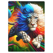 Künstlerische Lion Klemmbrett (Rückseite)