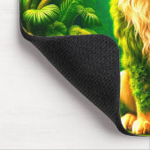 Künstlerische Lion Mousepad (Ecke)