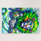 Künstlerische Lion Puzzle (Horizontal)