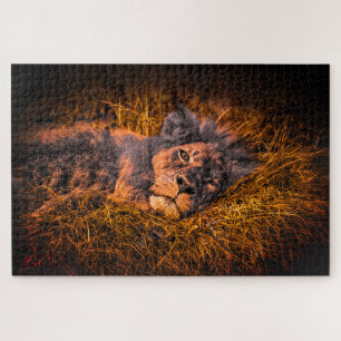 Künstlerische Lion Puzzle