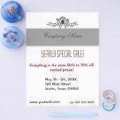 Künstlerische Lotus Blume Schwarz-weiß Zeichnend V Flyer (Einzeln)