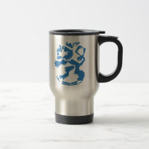 Künstlerische Löwe-rostfreier Stahl-Reise-Tasse
