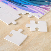 Künstlerische Majestic Kitty Cat Illustration Puzzle (Seite)