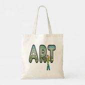 Künstlerische Malerei Tragetasche (Rückseite)