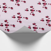 Künstlerische Marienkäfer Geschenkpapier (Ecke)